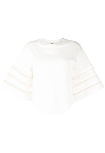 Muller Of Yoshiokubo T-shirt con dettaglio cut-out - Bianco