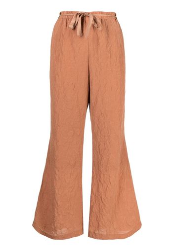 Muller Of Yoshiokubo flared-leg trousers - Marrone