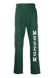 Museum Of Peace & Quiet logo-print cotton pants - Verde