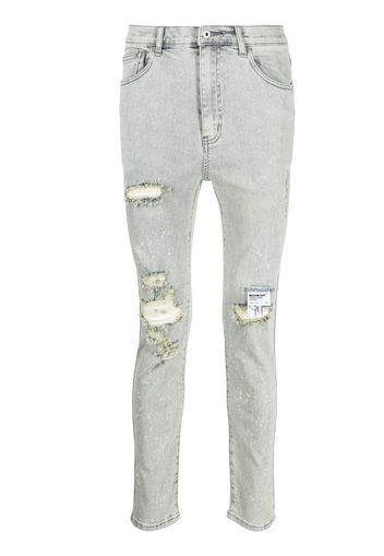 Musium Div. Jeans skinny effetto vissuto - Grigio