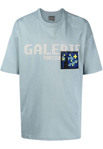 Musium Div. T-shirt Van Gogh con stampa - Blu