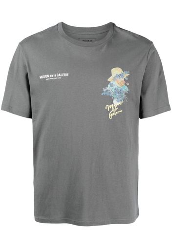 Musium Div. T-shirt Van Gogh con stampa grafica - Grigio