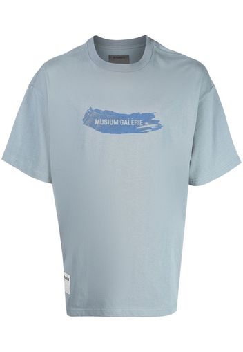 Musium Div. T-shirt con stampa grafica - Blu