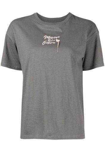 Musium Div. graphic-print cotton T-shirt - Grigio