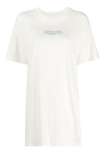 Musium Div. graphic-print long T-shirt - Bianco