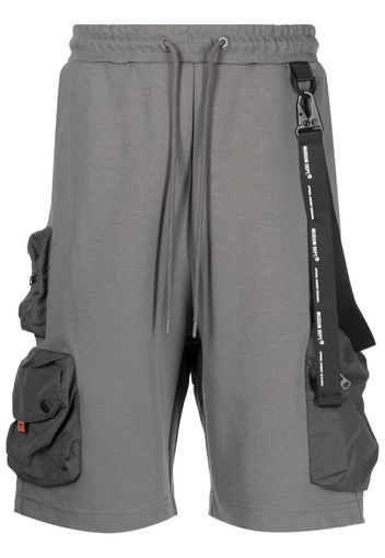 Musium Div. drawstring-waist cargo shorts - Grigio