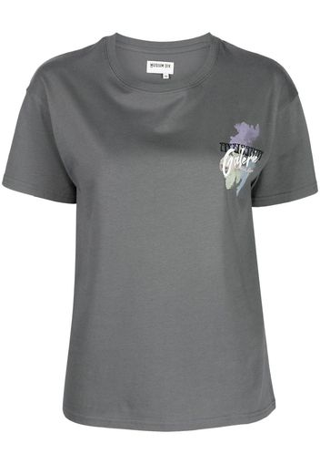 Musium Div. graphic-print cotton T-shirt - Grigio