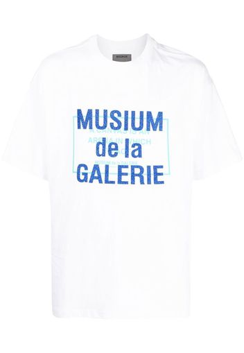 Musium Div. T-shirt con stampa - Bianco