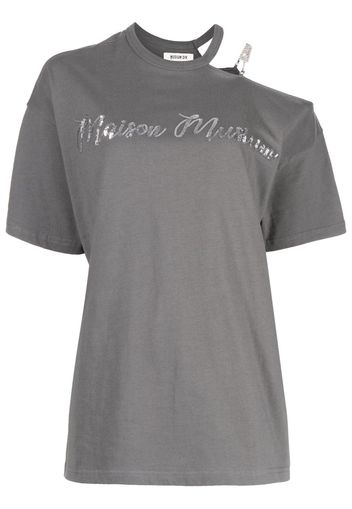 Musium Div. T-shirt con decorazione - Grigio