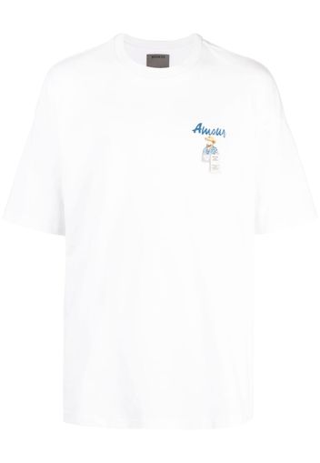 Musium Div. T-shirt con stampa - Bianco