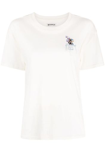 Musium Div. Art Lover Club cotton T-shirt - Bianco