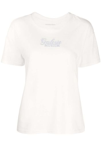 Musium Div. graphic-print cotton T-shirt - Bianco