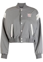 Musium Div. Giacca varsity bicolore - Grigio