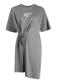 Musium Div. graphic-print T-shirt dress - Grigio