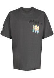 Musium Div. graphic-print short-sleeve T-shirt - Grigio