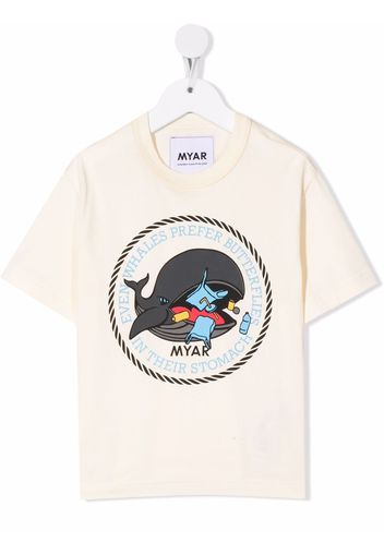 MYAR KIDS T-shirt con stampa - Toni neutri