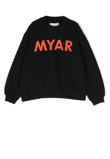 MYAR KIDS Maglione con stampa Myar - Nero