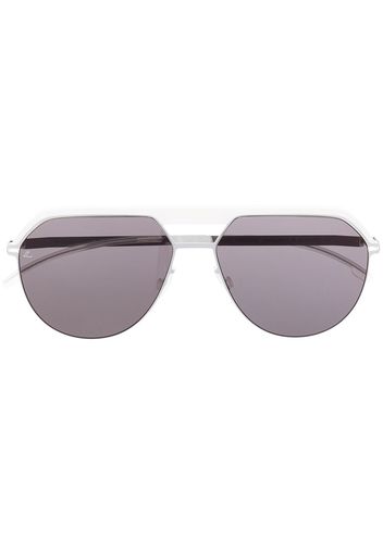 Mykita Occhiali da sole modello aviator - Argento