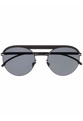 Mykita round-frame aviator sunglasses - Nero