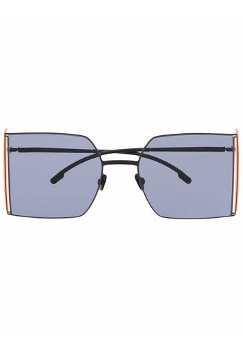 Mykita Occhiali da sole modello aviator MYKITA x Helmut Lang - Nero