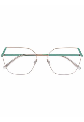 Mykita Occhiali con design color-block - Verde