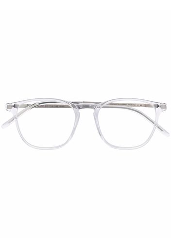 Mykita Occhiali squadrati con logo - Argento