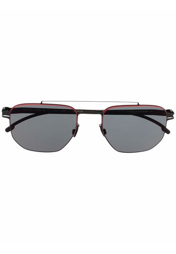 Mykita Occhiali da sole modello aviator - Nero