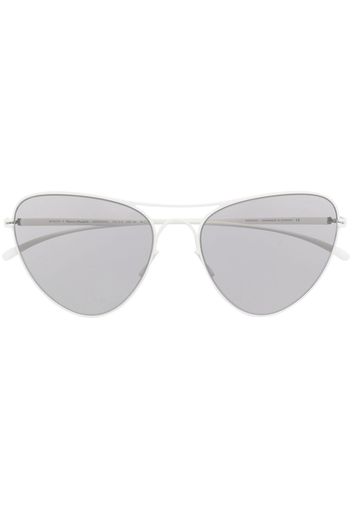 Mykita cat-eye frame tinted sunglasses - Bianco