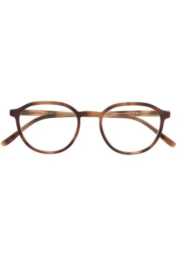 Mykita Ekon round-frame glasses - Marrone