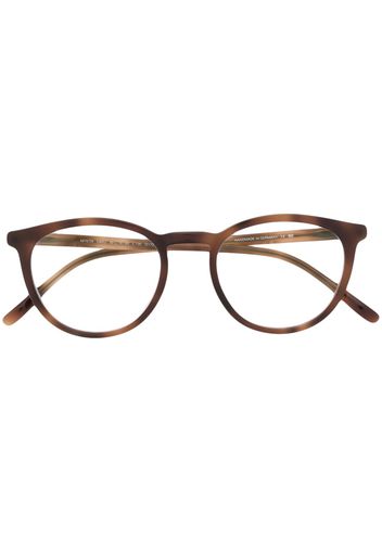 Mykita Davu round-frame glasses - Marrone
