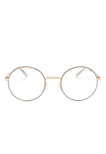 Mykita Lale round-frame glasses - Oro