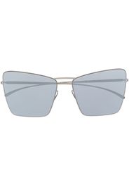 Mykita geometric cat-eye frame sunglasses - Argento