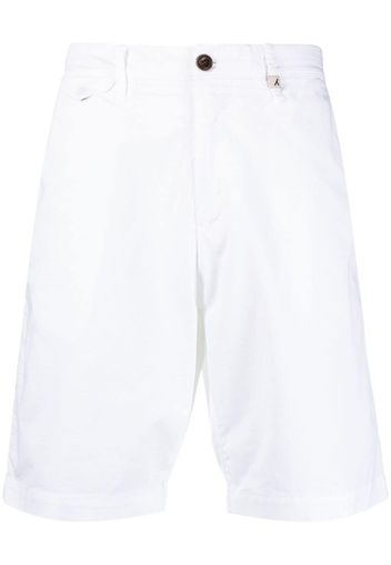 Myths logo detail chino shorts - Bianco