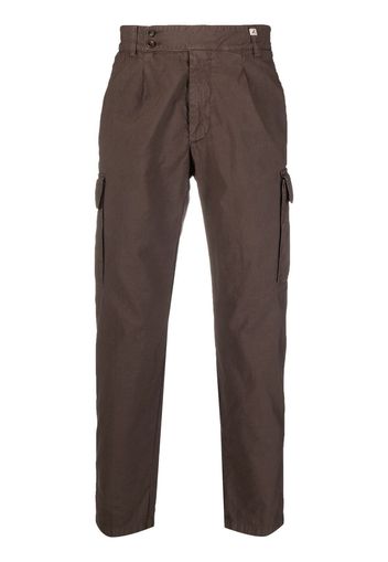 Myths tapered-leg cargo trousers - Marrone