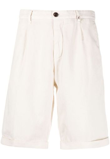 Myths pleat-details chino shorts - Toni neutri