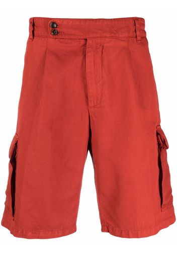 Myths mid-rise cargo shorts - Rosso