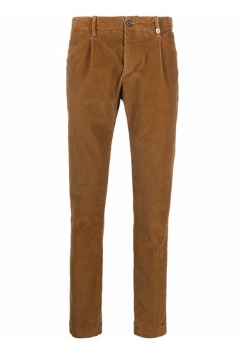 Myths corduroy slim-cut chinos - Marrone