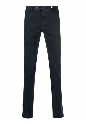 Myths four-pocket slim-cut chinos - Blu