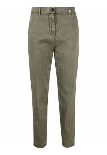 Myths pinstripe straight-leg trousers - Verde