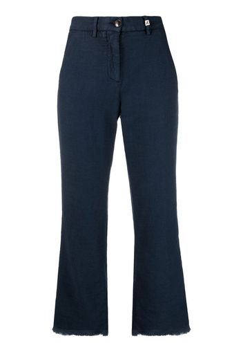 Myths Pantaloni crop svasati - Blu