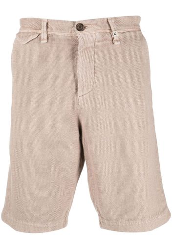 Myths straight-leg cotton shorts - Toni neutri