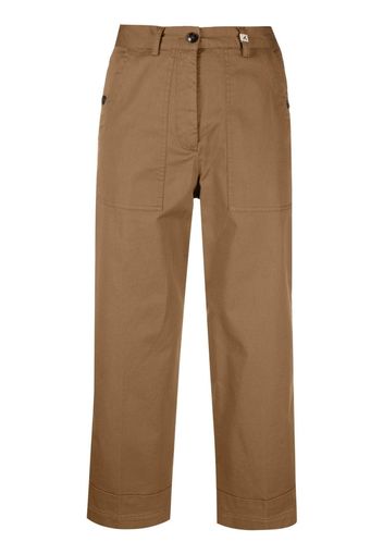 Myths Pantaloni crop dritti - Marrone