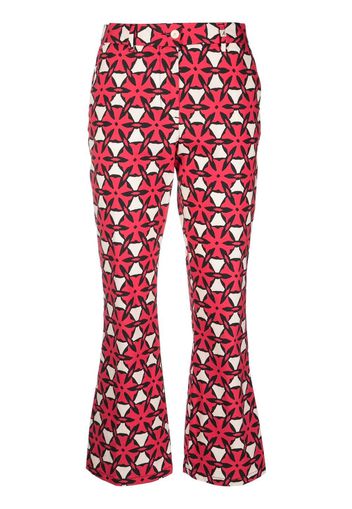 Myths Pantaloni crop a vita media - Rosa