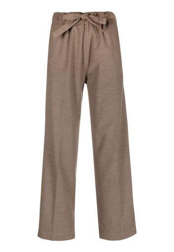 Myths drawstring cropped pants - Toni neutri