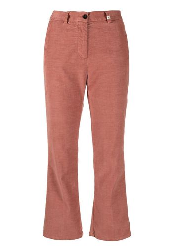 Myths cotton-blend cropped trousers - Rosa