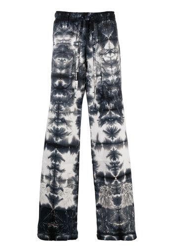 Nahmias tie-dye wide-leg trousers - Blu