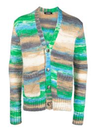 Nahmias V-neck marl-knit cardigan - Verde