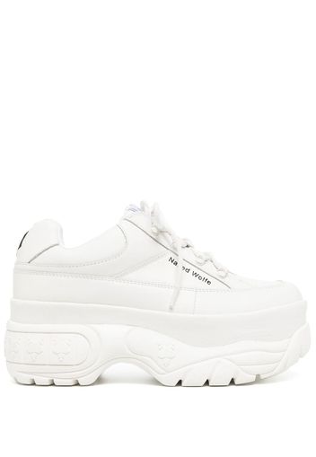 NAKED WOLFE Sneakers Sporty con suola rialzata - Bianco