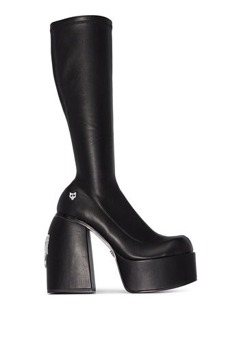 Naked wolfe Spice Black Stretch boots - Nero