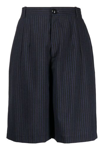 Namacheko wide-leg striped tailored shorts - Blu